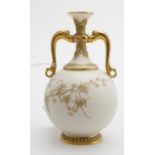 A Royal Worcester Persian Style Vase