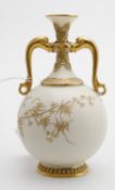 A Royal Worcester Persian Style Vase