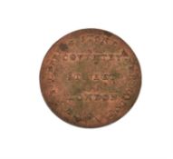 Middlesex, Coventry Street, Halfpenny 1795, a filtering stone