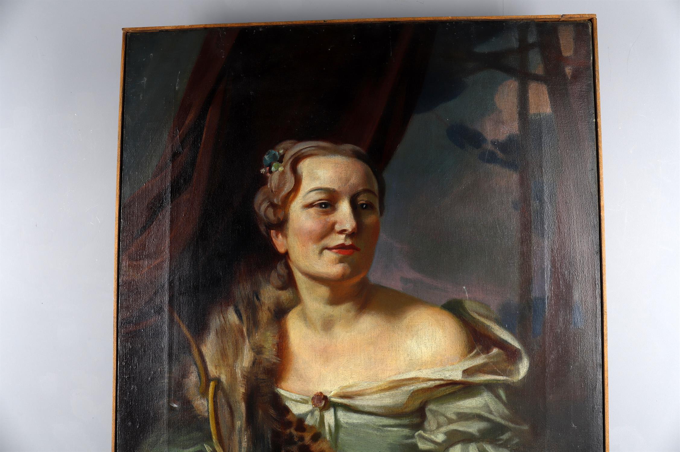 λ Giorgio Matteo Aicardi (Italian 1891-1984), Portrait of the artists wife - Carmela - Image 6 of 7