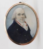 Y Attributed to Joseph Bowring (circa 1760-1817)- Portrait miniature