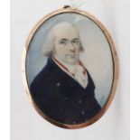 Y Attributed to Joseph Bowring (circa 1760-1817)- Portrait miniature