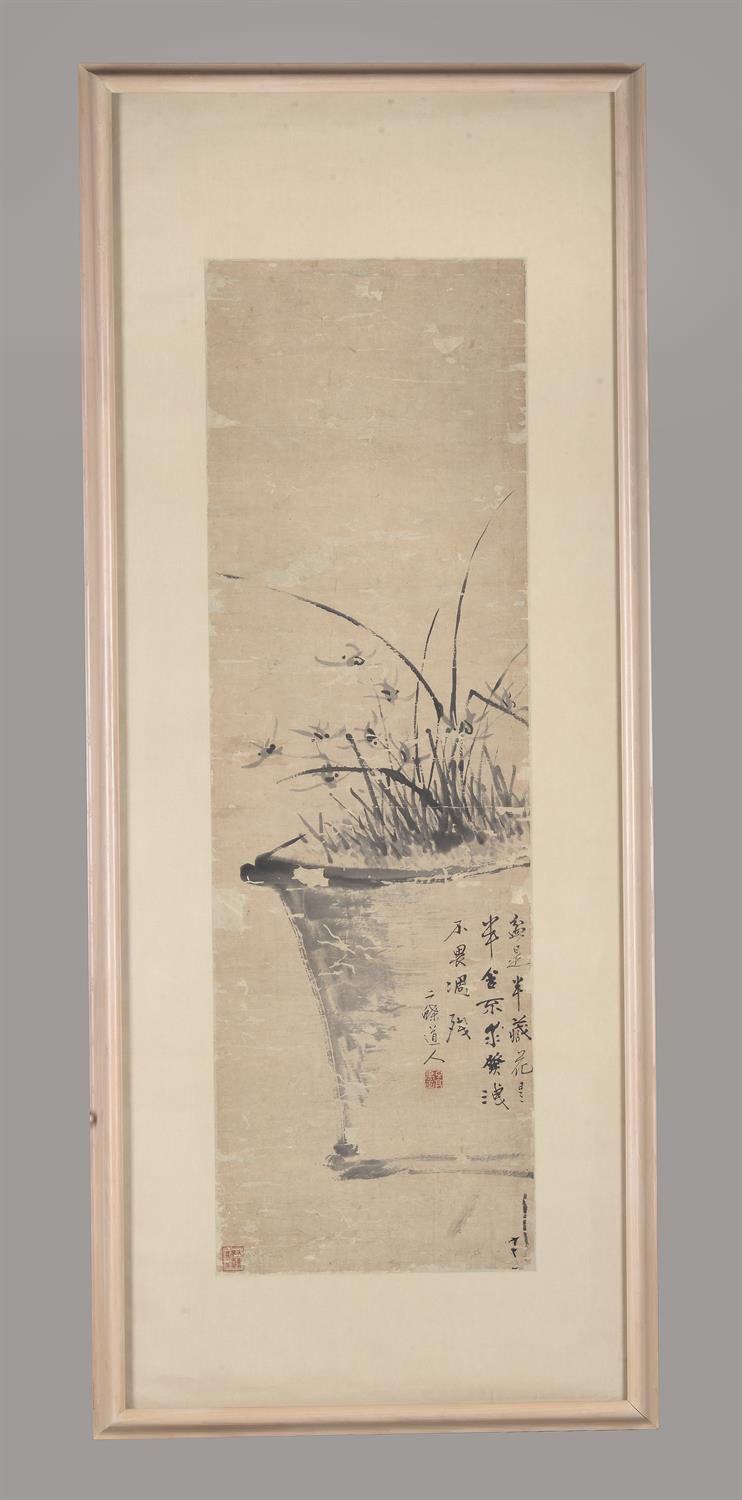 Shuang Quan, Qing dynasty, Orchid - Image 2 of 3