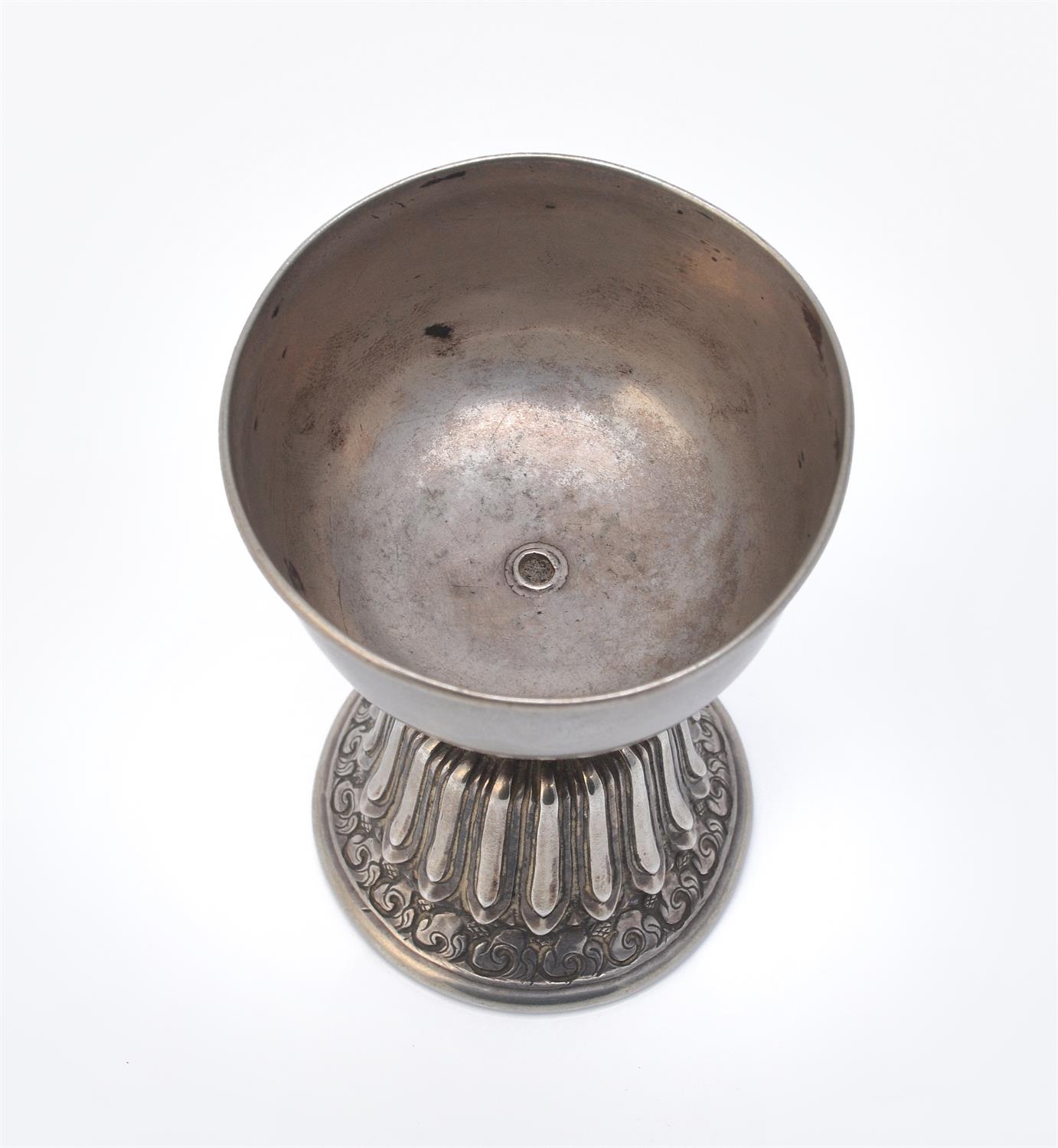 A Tibetan or Himalayan metal butter lamp - Image 4 of 4