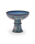 A Chinese cloisonné dou-formed vessel
