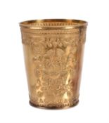 源和 Yuan He. A rare Canton Chinese export gold cup