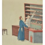 Chinese School, 19th century, a good set of eighteen watercolours