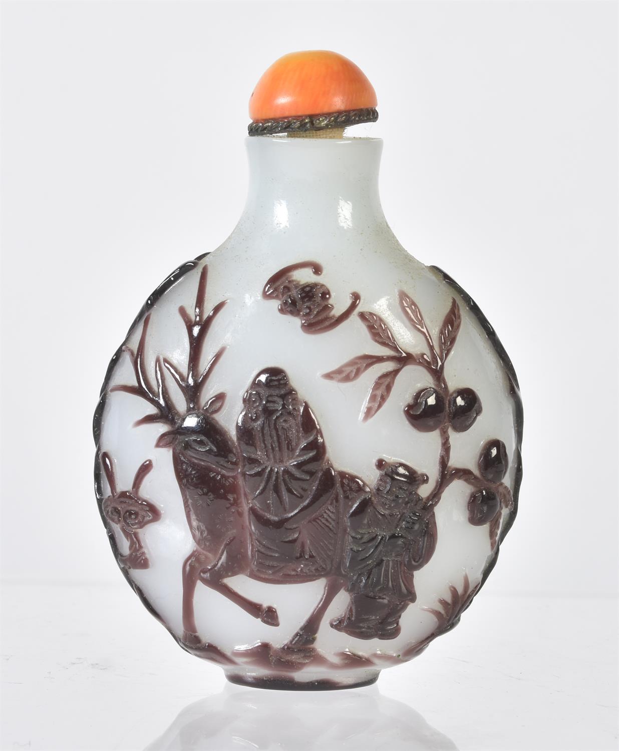 Y Y A group of four Chinese snuff bottles - Image 12 of 12