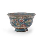 A Chinese cloisonné bowl