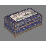 A Japanese Cloisonné Enamel Box