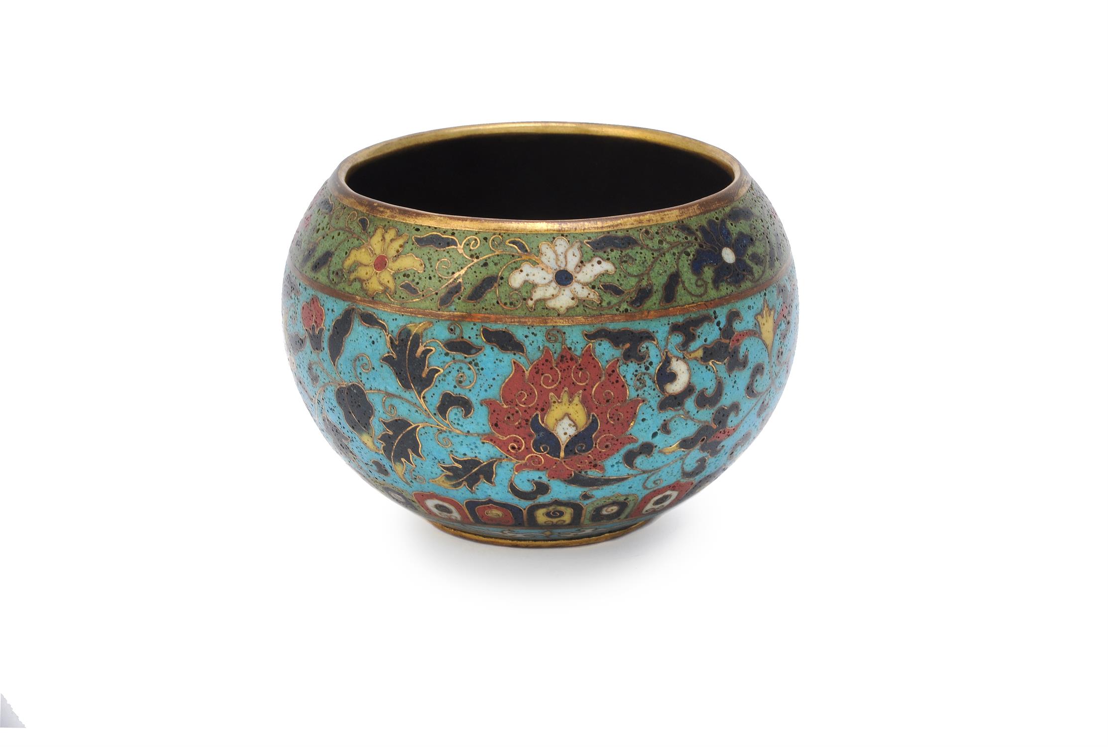 A Chinese Ming style cloisonné bowl - Image 2 of 4