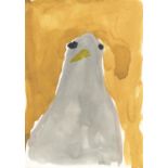 Jenny Watson, Grey Bird, 2020