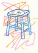 Ralph Anderson, Blue Stool, 2020