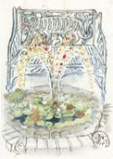 Richard Bawden, Cat Seat and Fountain, 2020