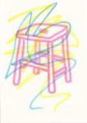 Ralph Anderson, Magenta Stool, 2020