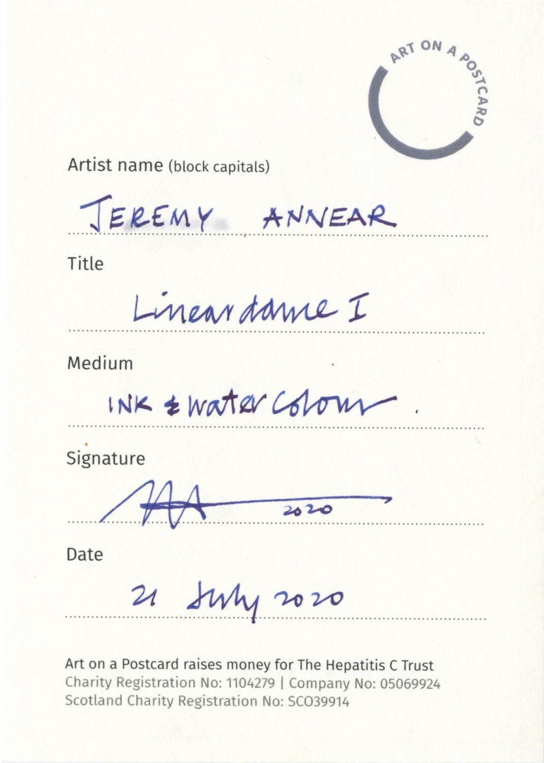 Jeremy Annear, Linear Dance I, 2020 - Image 2 of 3