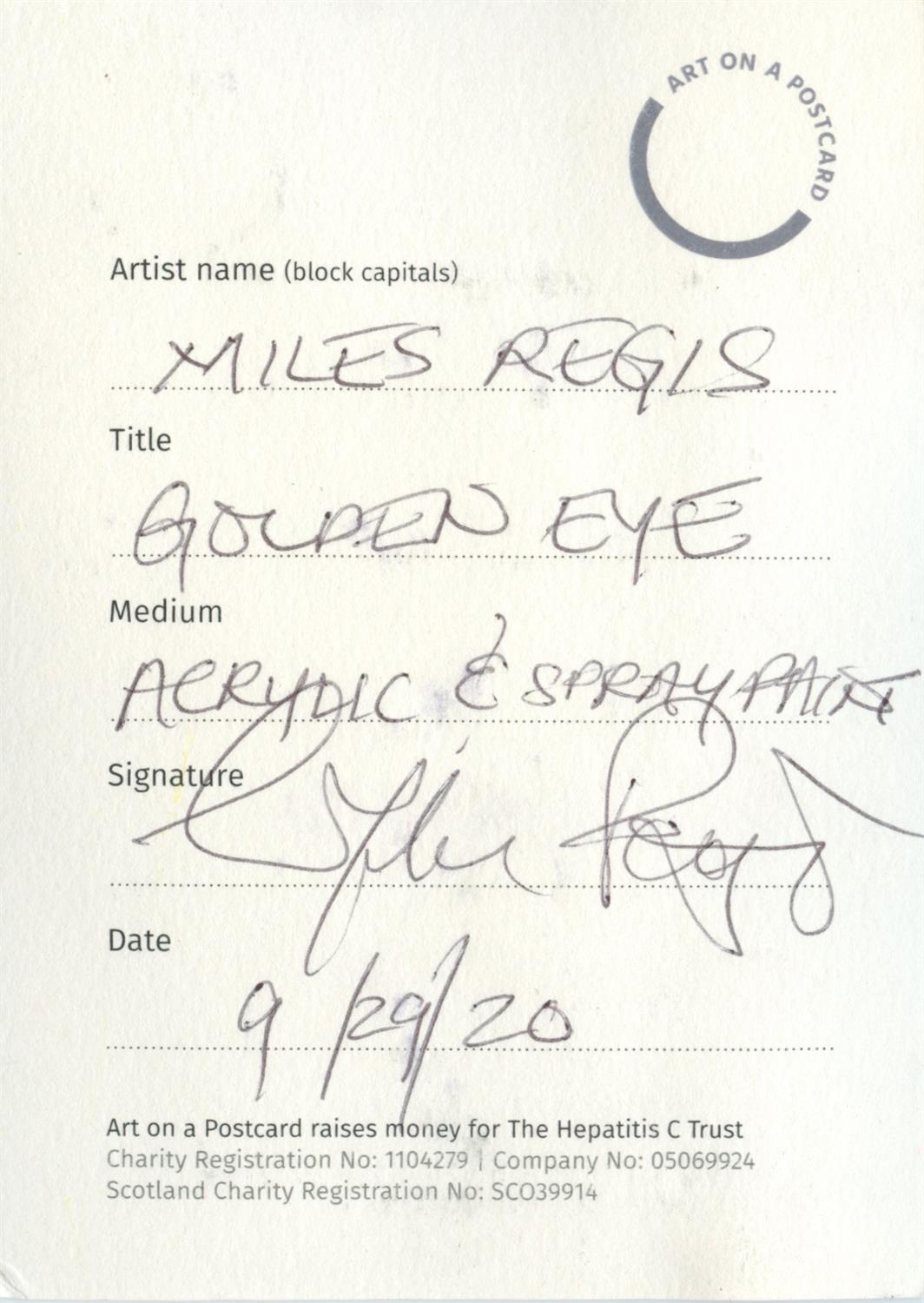 Miles Regis, Golden Eye, 2020 - Image 2 of 3