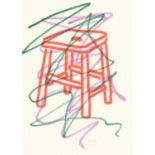 Ralph Anderson, Red Stool, 2020