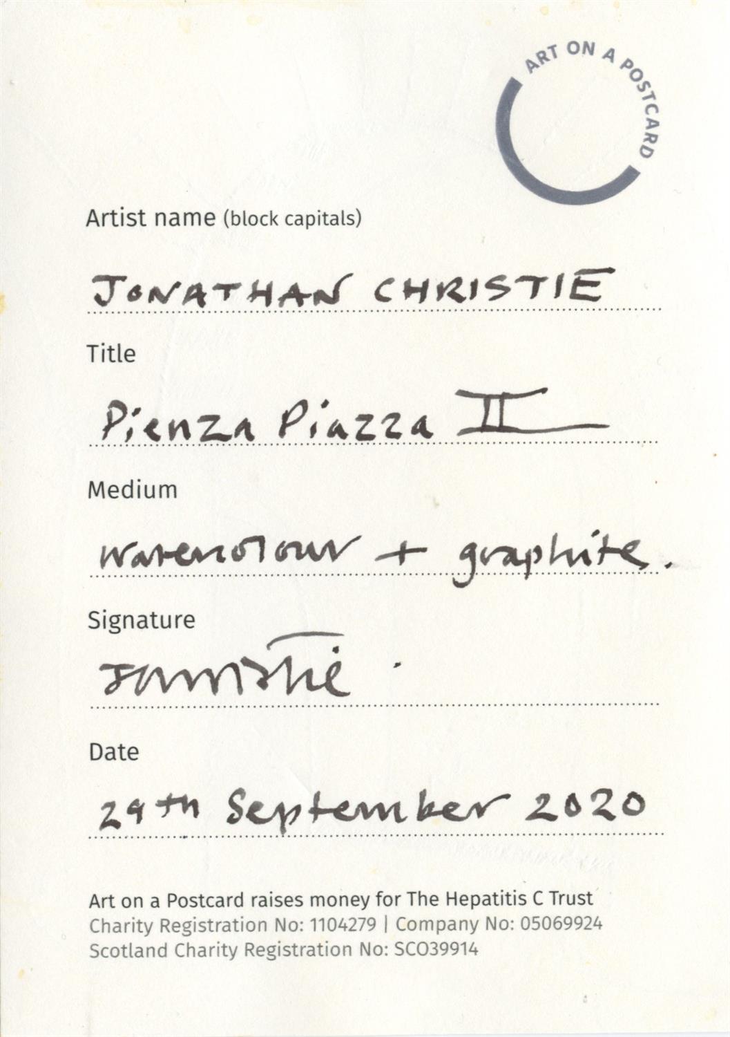 Jonathan Christie, Pienza Piazza II, 2020 - Image 2 of 3