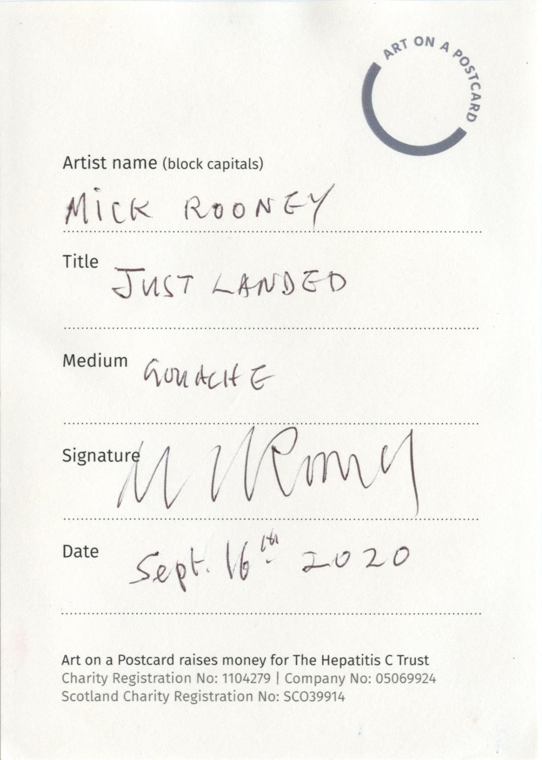 Mick Rooney, Just Landed, 2020 - Image 2 of 3