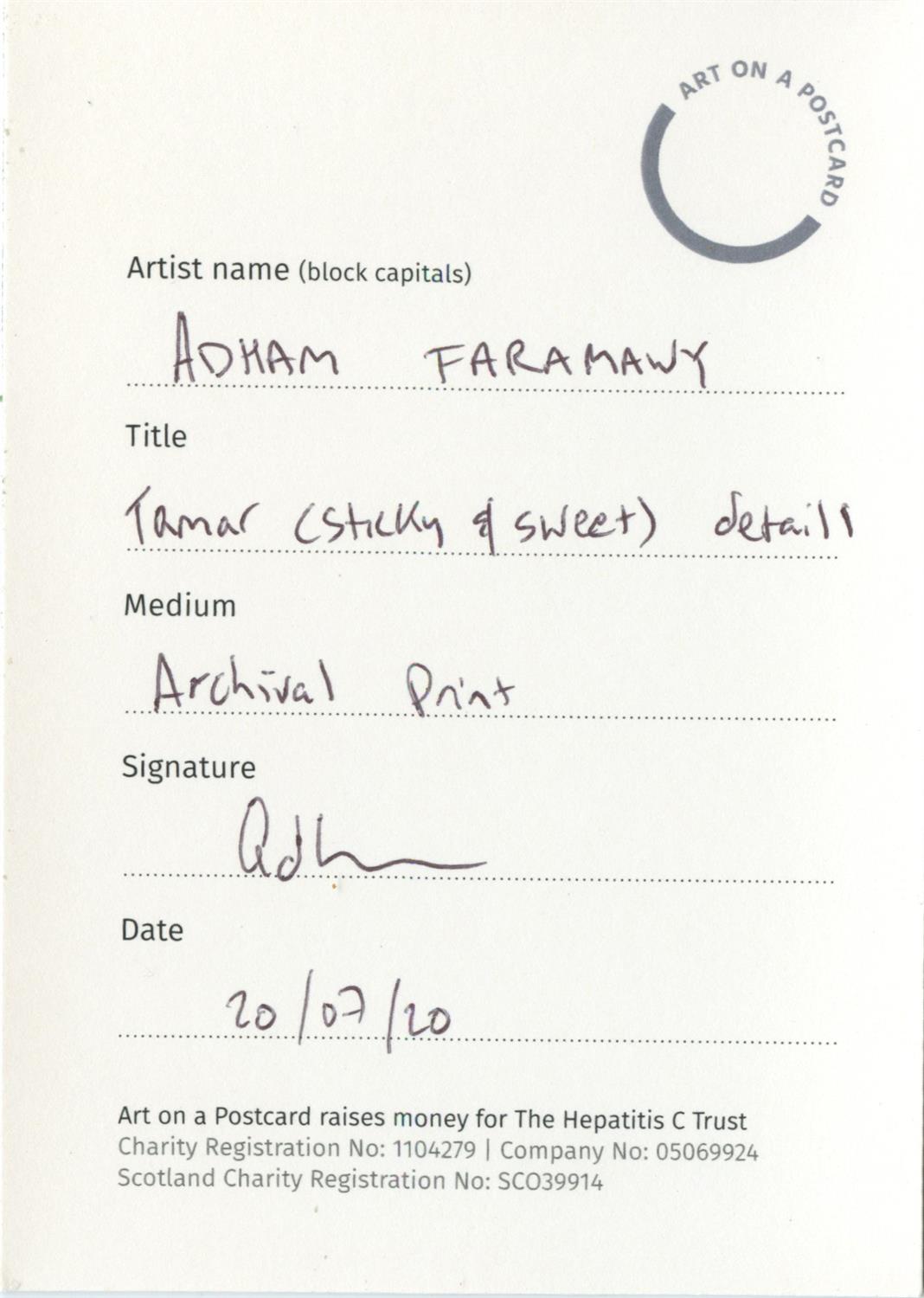 Adham Faramawy, Tamar (Sticky & Sweet) Detail 1, 2020 - Image 2 of 3