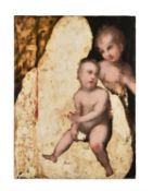 Domenico Puligo (Italian 1492-1527), The Madonna and Child and the infant St John