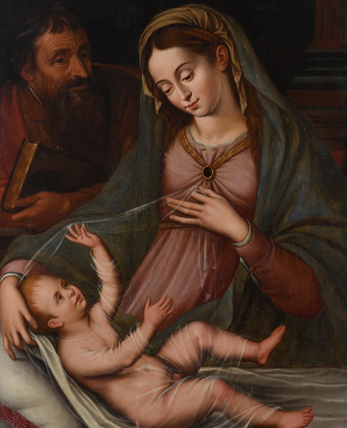 Follower of Denys Calvaert (Flemish circa 1540-1619), Holy Family