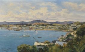 Gaston Marie Anatole Roullet (French 1847-1925), La ville de Noumea, Nouvelle Caledonie