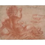 Italian School (c. 1700), Study of putto