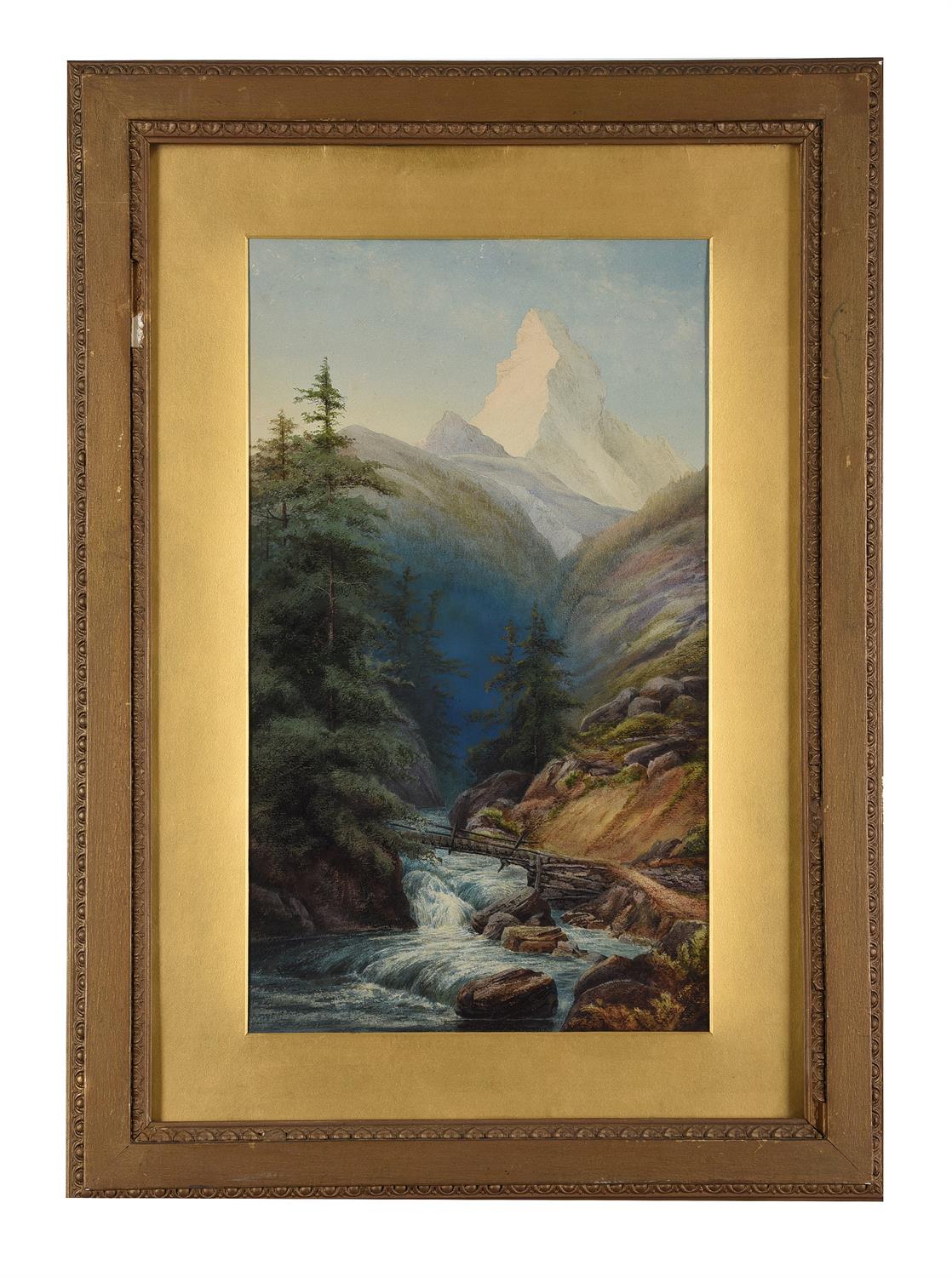 James Whittet Smith (British fl. 1859-1886), The Matterhorn - Image 2 of 3
