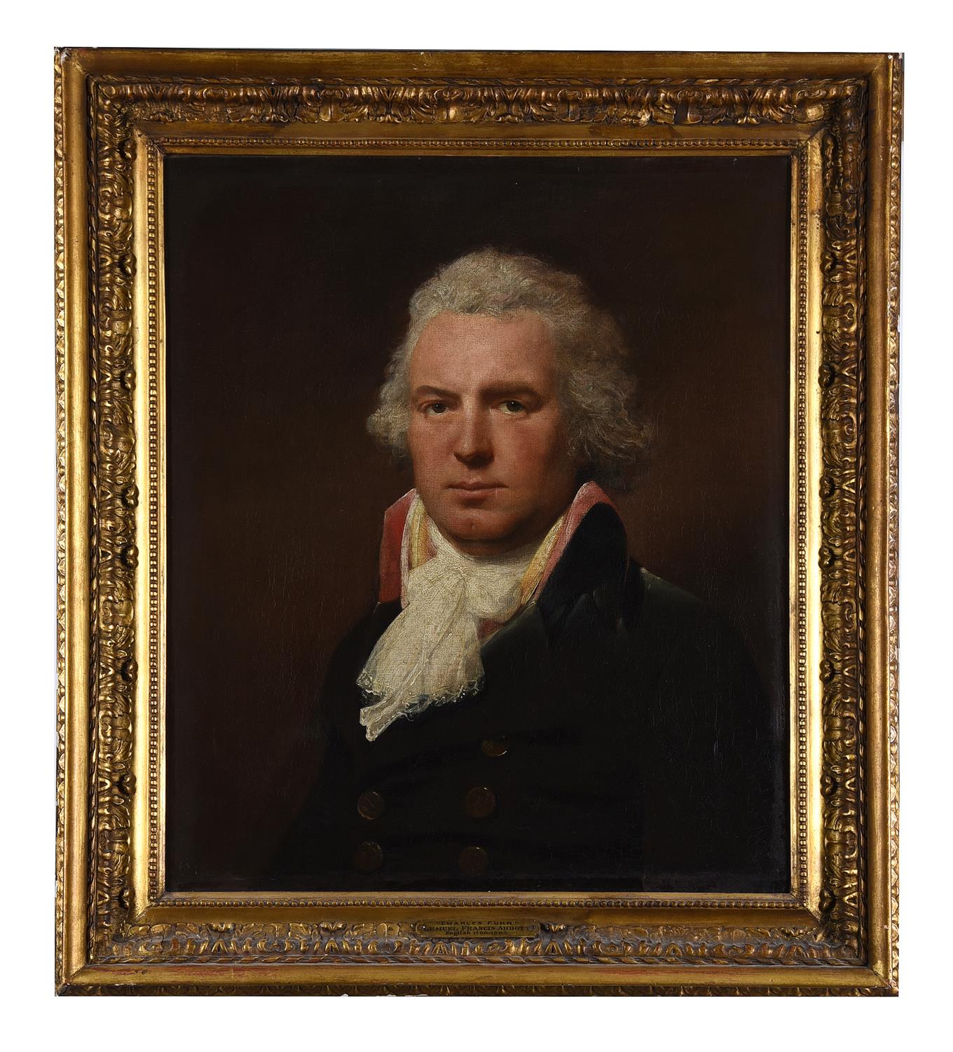 Lemuel Francis Abbott (British 1760-1803), Portrait of Charles Fuhr - Image 2 of 3