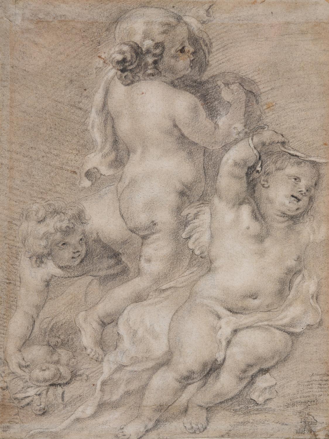 Attributed to Jakob de Wit (Dutch 1695-1754), Putti