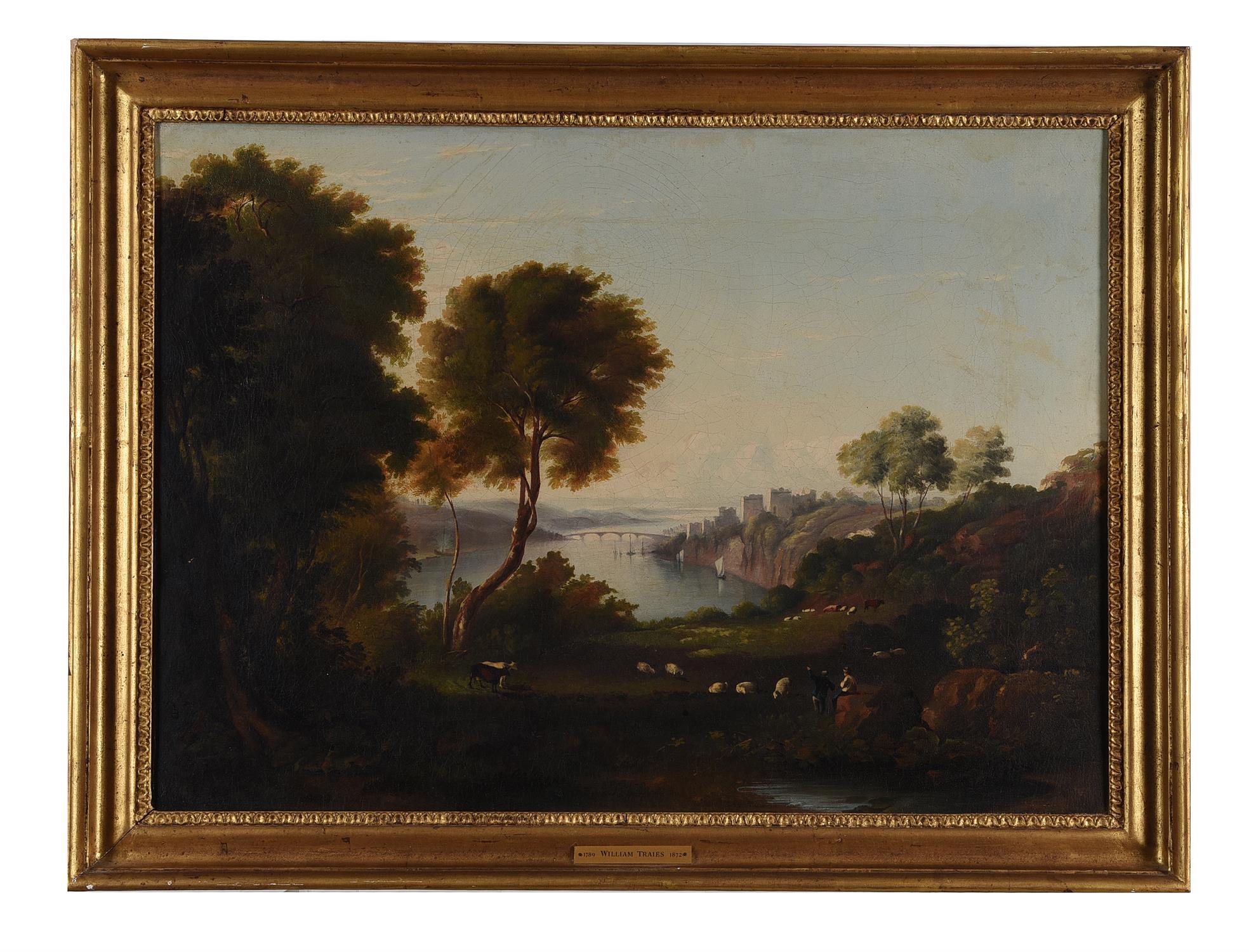 Attributed to William Traies (British 1789-1872), Landscape - Image 2 of 3