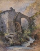 William Callow (British 1812-1908), The Watermill