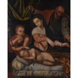 Peruvian School (possibly), After Lavinia Fontana, The Holy family