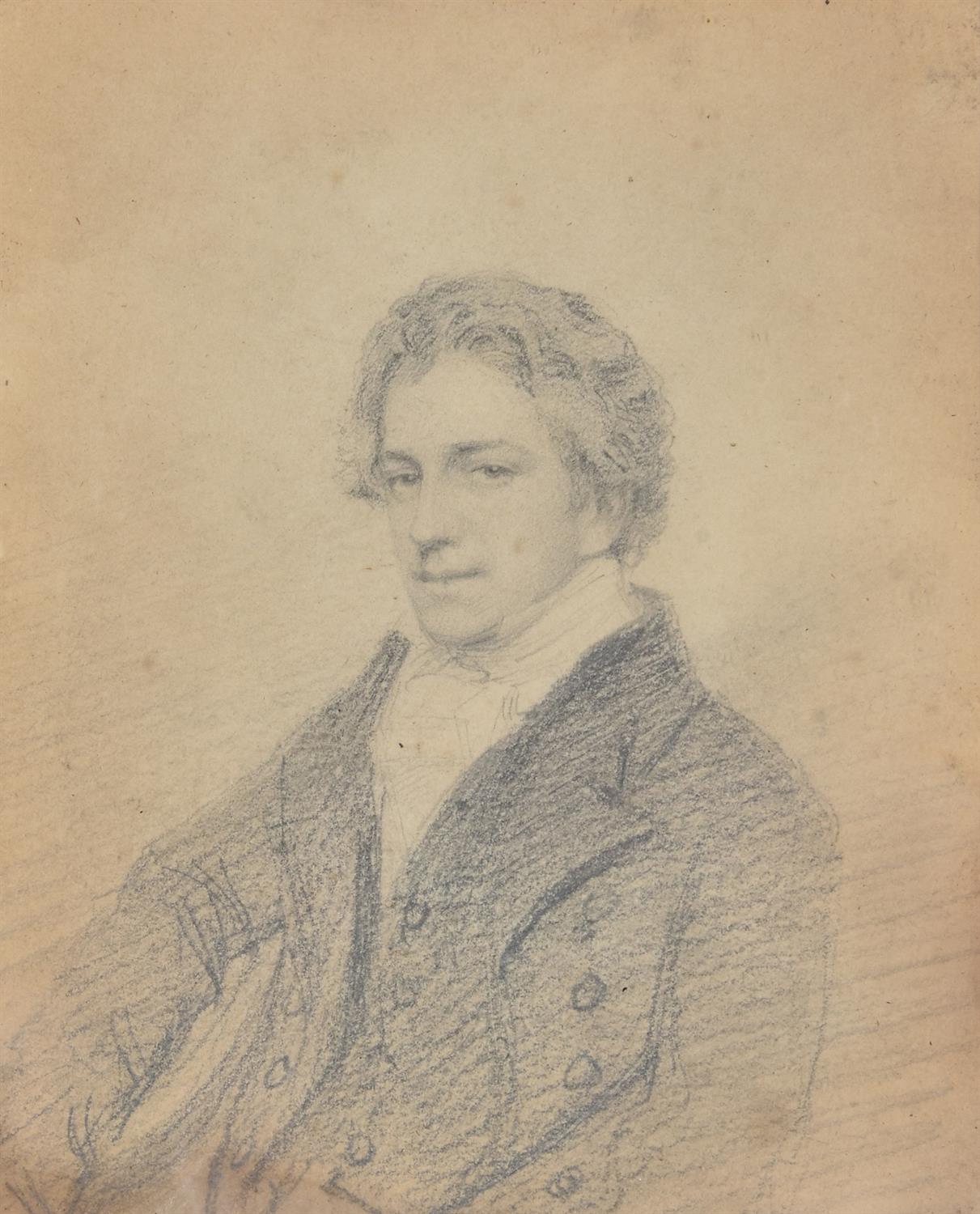 English School (early 19th century), Portrait of a gentleman - Image 7 of 8