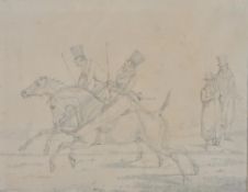 Henry Alken Senior (British 1785-1851), Two riders on horseback