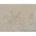 Henry Alken Senior (British 1785-1851), Two riders on horseback