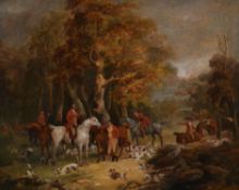 Dean Wolstenholme the Elder (British 1757-1837), At the hunt, a set of four