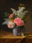 Jules Ferdinand Médard (French 1855-c.1925), Vase of flowers