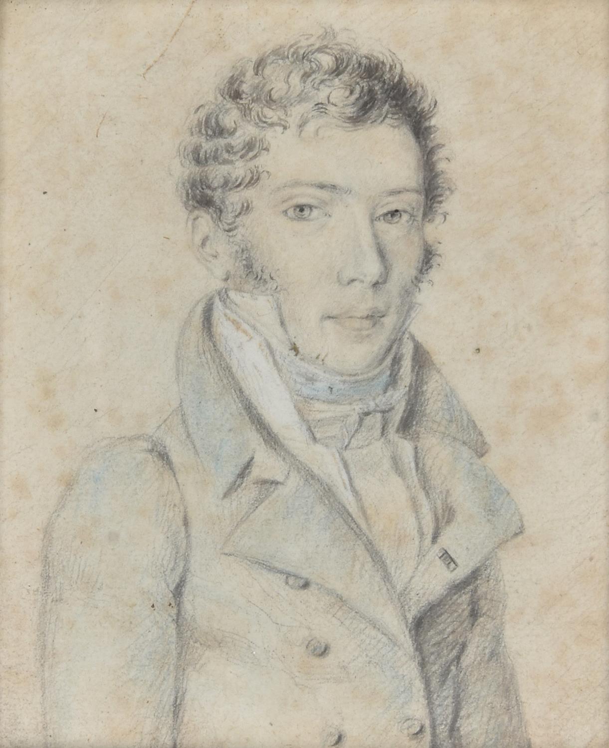 English School (early 19th century), Portrait of a gentleman - Image 5 of 8