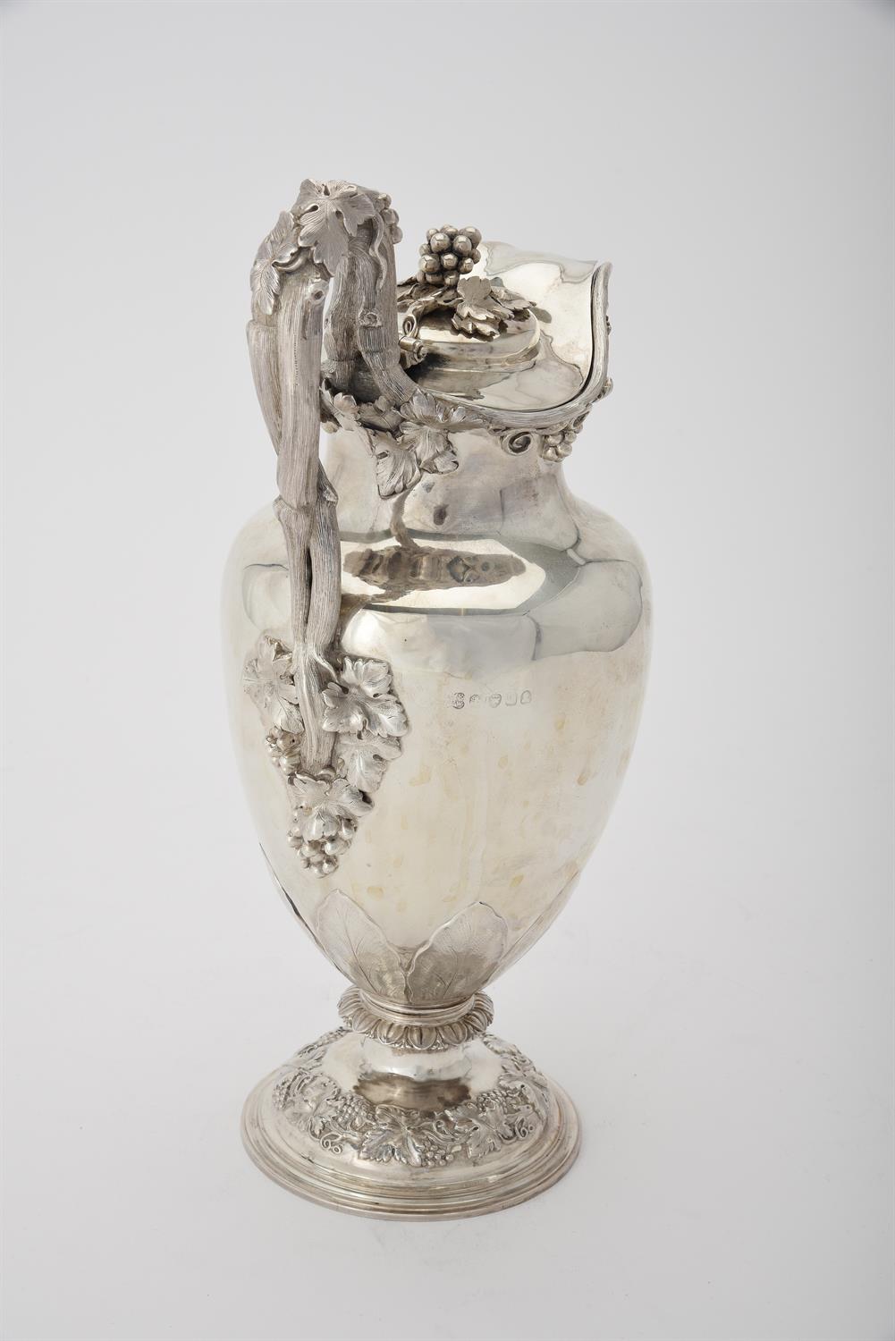 A William IV silver ovoid pedestal claret jug by Edward - Image 2 of 3