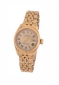 Rolex, Oyster Perpetual Datejust, ref. 6917, a lady's 18 carat gold bracelet watch