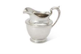 An American silver water pitcher or jug by the Bailey