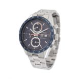Tag Heuer, Carrera, ref. CV2015, a stainless steel bracelet watch