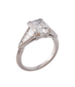 A single stone diamond ring