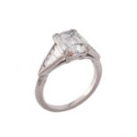 A single stone diamond ring