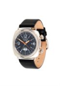 † Panerai, Radiomir Alarm GMT, ref. OP 6516, an 18 carat white gold wrist watch