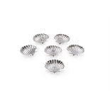 Cartier, a set of six American butter shell shape dishes