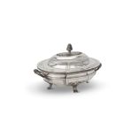 A French silver shaped oval soup tureen and cover by Maison Odiot